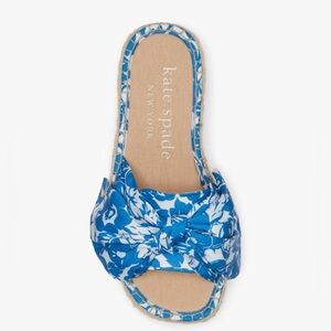 Kate‎ Spade Blue Floral Mules